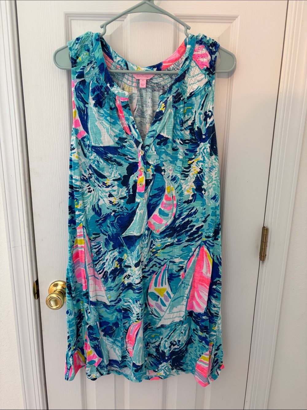 Lilly Pulitzer Multicolor Tropical Print Sleeveless Tunic
